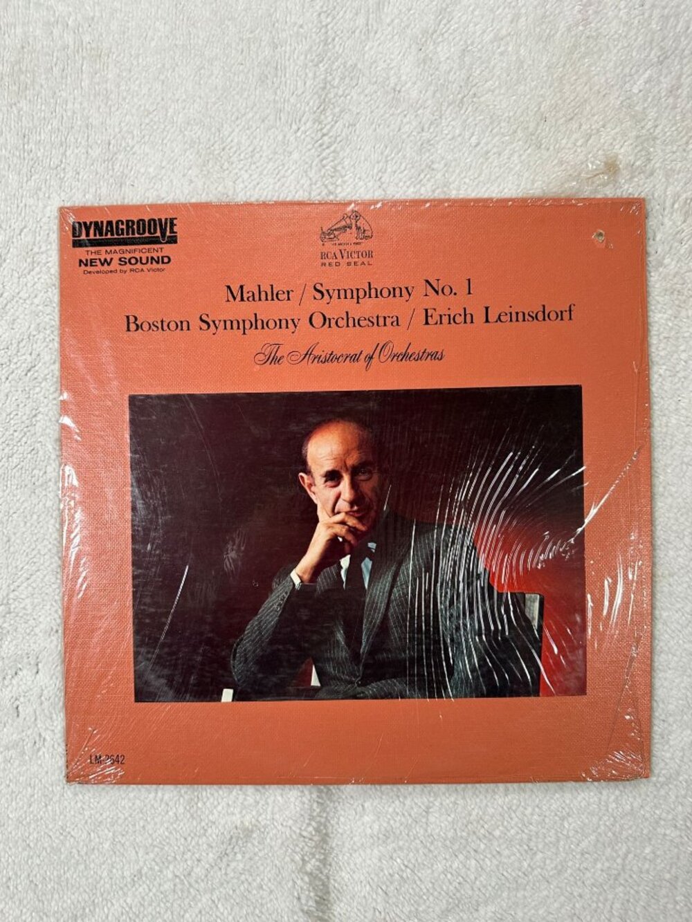 Mahler Symphony No.1 Boston Symphony RCA Victor Red Seal Vinyl Mono 33RPM LM2642